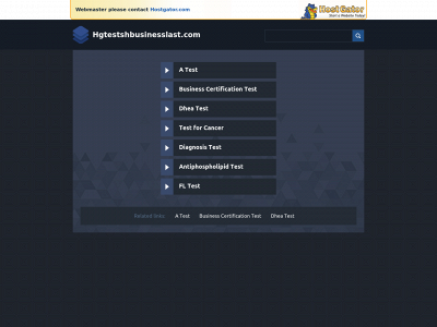 hgtestshbusinesslast.com snapshot