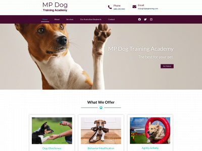 mpdogtraining.com snapshot