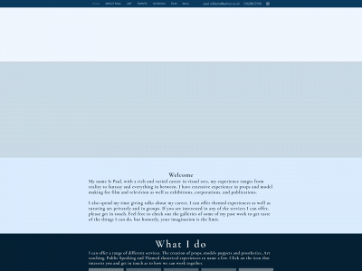 paulrobbens.com snapshot