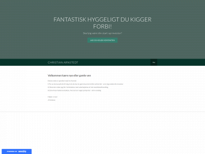 christianarnstedt.dk snapshot
