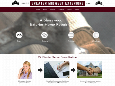 gm-exteriors.com snapshot