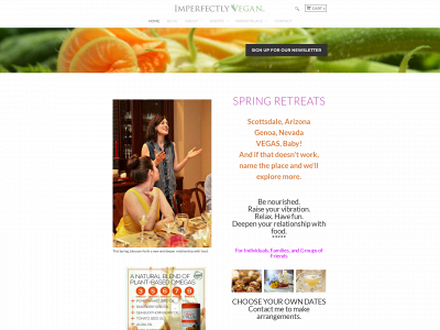 www.imperfectlyvegan.com snapshot