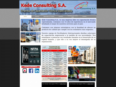 kedecapacitacion.com snapshot