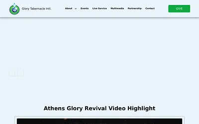 glorytabernacle.se snapshot