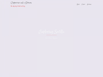cappuccinoandadream.com snapshot