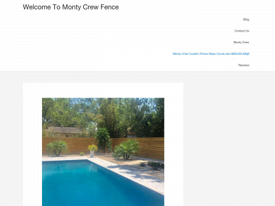 montycrewfence.com snapshot