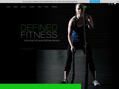 definedfitnessut.com snapshot