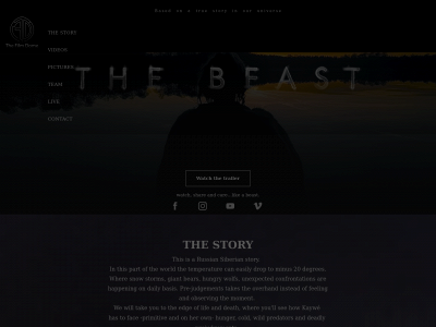 filmthebeast.com snapshot