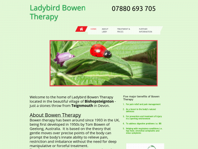 ladybirdbowentherapy.co.uk snapshot
