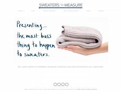 sweaterstomeasure.com snapshot