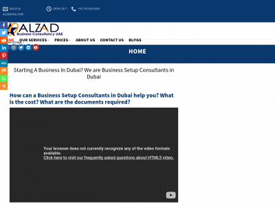 alzaduae.com snapshot