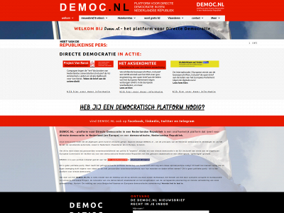 democ.nl snapshot