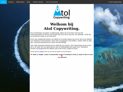 atolcopywriting.com snapshot