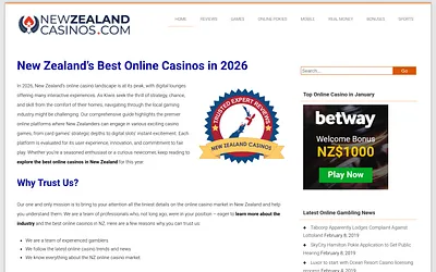 www.newzealandcasinos.co.nz snapshot