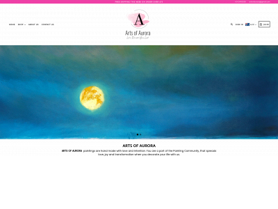 artsofaurora.com snapshot