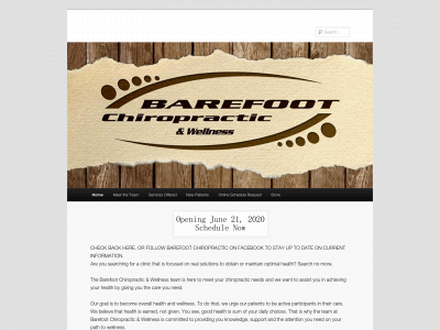 barefootchiropractic.com snapshot