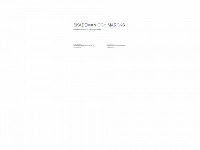 skademanochmarcks.se snapshot
