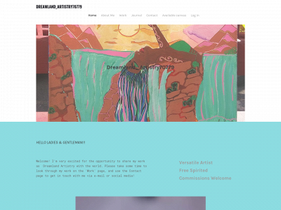 dreamlandartistry.weebly.com snapshot
