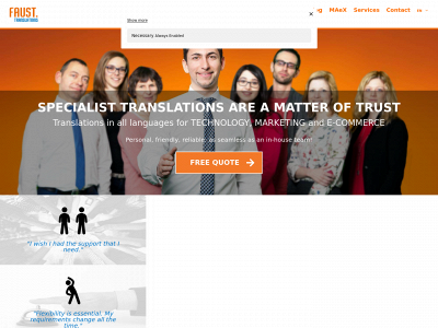 fausttranslations.com snapshot