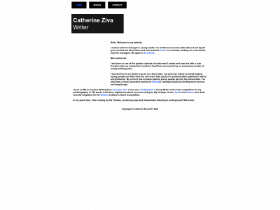 catherineziva.net snapshot
