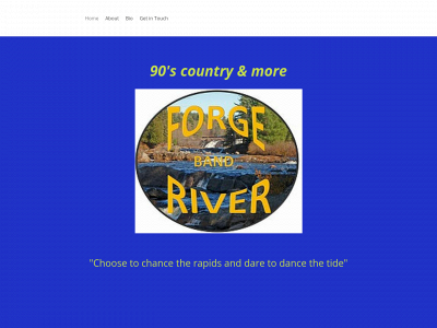 forgeriverband.com snapshot