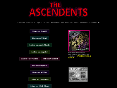 theascendents.com snapshot