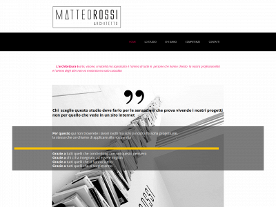 matteorossiarchitetto.it snapshot