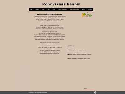 ronnvikenskennel.se snapshot