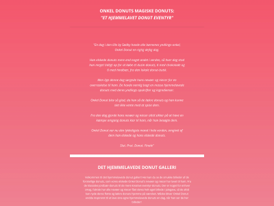 onkeldonut.dk snapshot