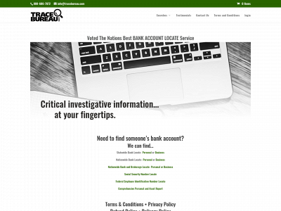 tracebureau.com snapshot