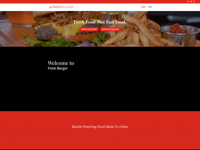 freshburgerrestaurant.com snapshot