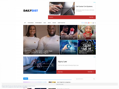 dailygist.uk snapshot