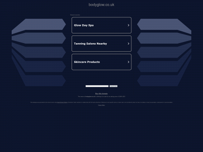 bodyglow.co.uk snapshot