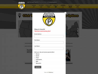 interstateparking.com snapshot