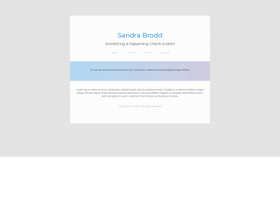 sandrabrodd.se snapshot