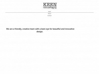keenasmustarddesign.com snapshot