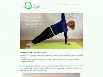 pilatesandyou.co.uk snapshot