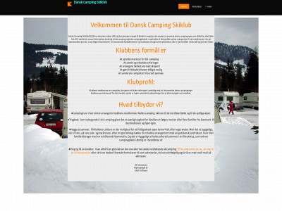 campingskiklub.dk snapshot