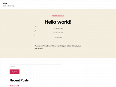alexandthequeen.com snapshot