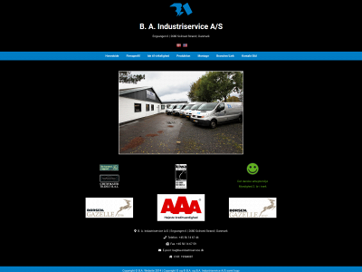 ba-industriservice.dk snapshot
