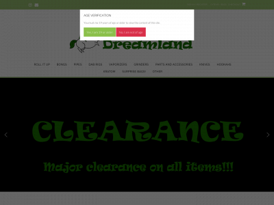 smokersdreamland.com snapshot