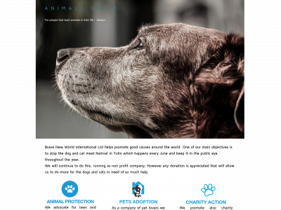 animalsunite.co.uk snapshot