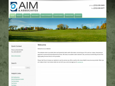aimandassociates.com snapshot
