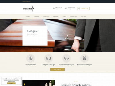 praradimas.lt snapshot