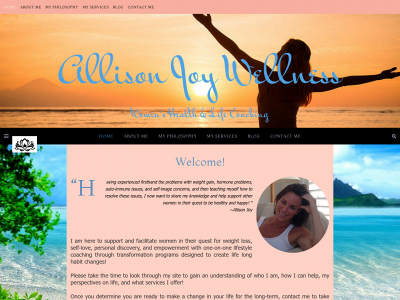 allisonjoywellness.com snapshot