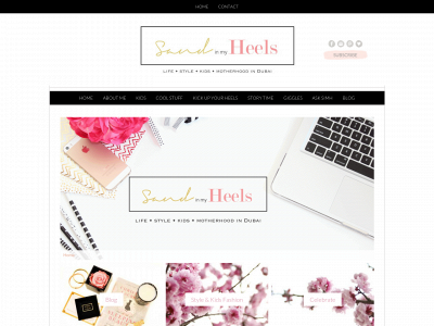 sandinmyheels.com snapshot
