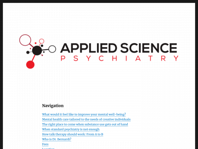 appliedsciencepsychiatry.com snapshot
