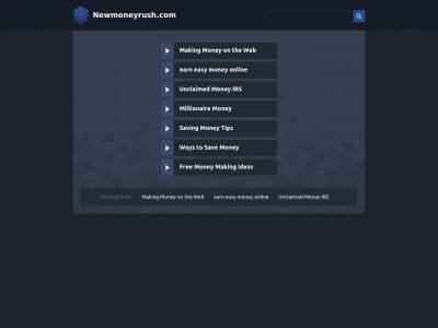 newmoneyrush.com snapshot