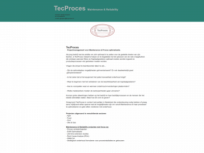 tecproces.nl snapshot