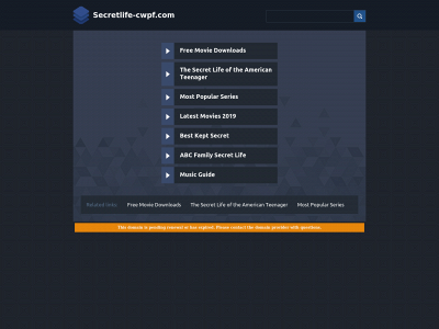 secretlife-cwpf.com snapshot